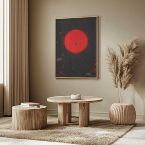Tablou înramat „Red Moon” de Taudalpoi