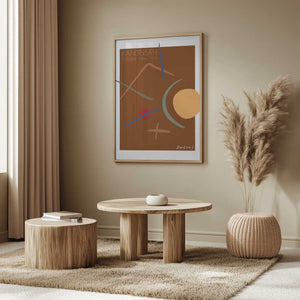 Tablou înramat „Geometric Harmony” de Treechild