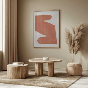 Tablou înramat „Orange Silhouette” de THE MIUUS STUDIO