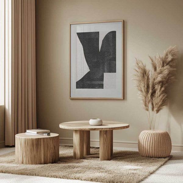 Tablou înramat „Dark Silhouette Form” de THE MIUUS STUDIO