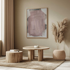 Tablou înramat „Abstract Brush Strokes 183 Kopie” de Mareike Böhmer