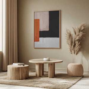 Tablou înramat „Abstract Minimal Pattern” de ThingDesign