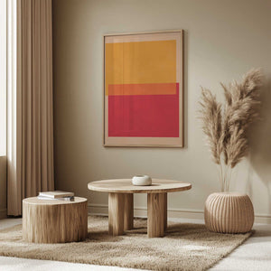 Tablou înramat „Bold Color Blocks” de Vitor Costa