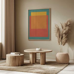 Tablou înramat „Vibrant Layers” de Vitor Costa
