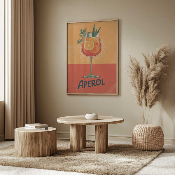 Tablou înramat „Aperol Vintage No 3” de Andreas Magnusson