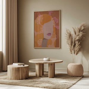 Tablou înramat „Floral Silhouette” de Dina Dankers