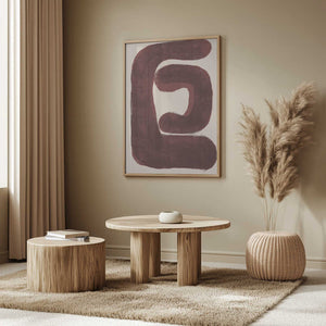 Tablou înramat „Abstract Shape No.4” de THE MIUUS STUDIO