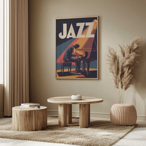 Tablou înramat „Jazz Pianist” de Andreas Magnusson