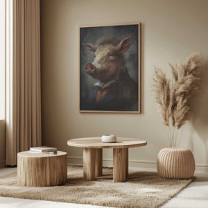 Tablou înramat „Warthog Portrait” de Andreas Magnusson