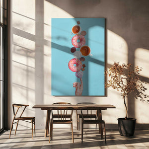 Tablou canvas „Weekend donuts” de Dina Belenko