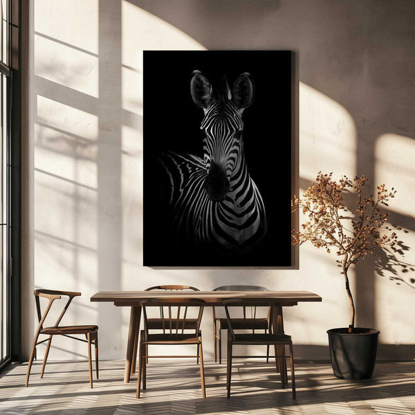 Tablou canvas „The Zebra” de WildPhotoArt