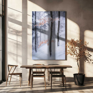 Tablou canvas „In the winter forest” de Ales Krivec