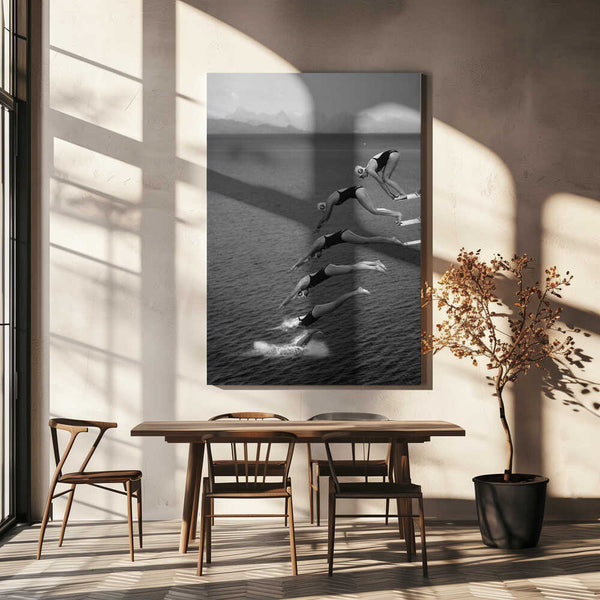 Tablou canvas „The beauty of diving” de Greetje van Son