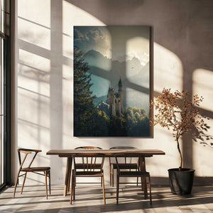 Tablou canvas „Neuschwanstein Castle” de Cuma Cevik