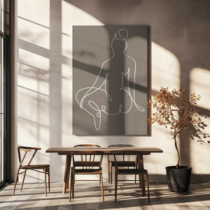 Tablou canvas „Sitting Down 02” de Pictufy Studio II
