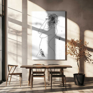 Tablou canvas „Flower Girl” de Pictufy Studio II