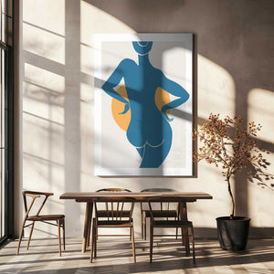 Tablou canvas „Blue Woman” de Pictufy Studio II