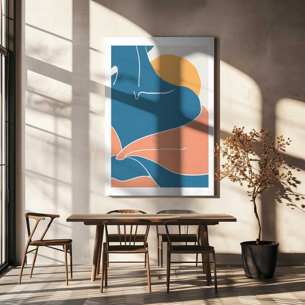Tablou canvas „Blue Shoulder” de Pictufy Studio II