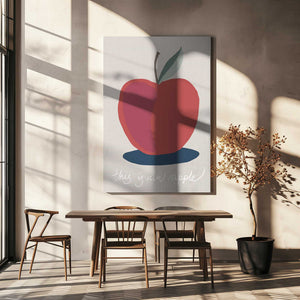Tablou canvas „This is an Apple” de Pictufy Studio II