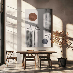 Tablou canvas „Archs and Buds” de Pictufy Studio II