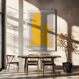 Tablou canvas „Yellow Figure” de Pictufy Studio II