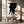 Tablou canvas „Lovers Black” de Pictufy Studio II