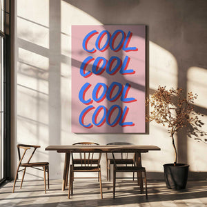Tablou canvas „Cool Quote 02” de Pictufy Studio