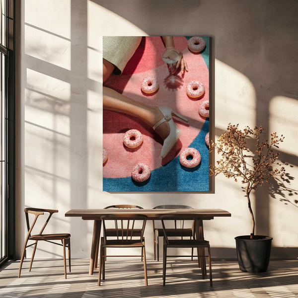 Tablou canvas „Pink Picnic #02” de Pictufy Studio III