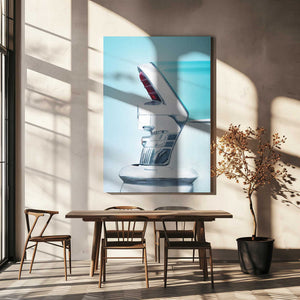 Tablou canvas „US classic car 1955 Century tail fin abstract” de Beate Gube