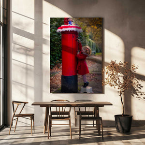 Tablou canvas „Posting to Santa” de Peter Davidson