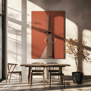 Tablou canvas „City girl” de Maarten Léon