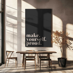 Tablou canvas „Motivational Phrase” de uplusmestudio