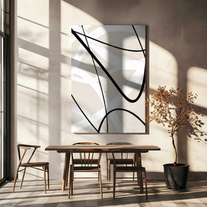 Tablou canvas „Fluid Line Dance” de uplusmestudio
