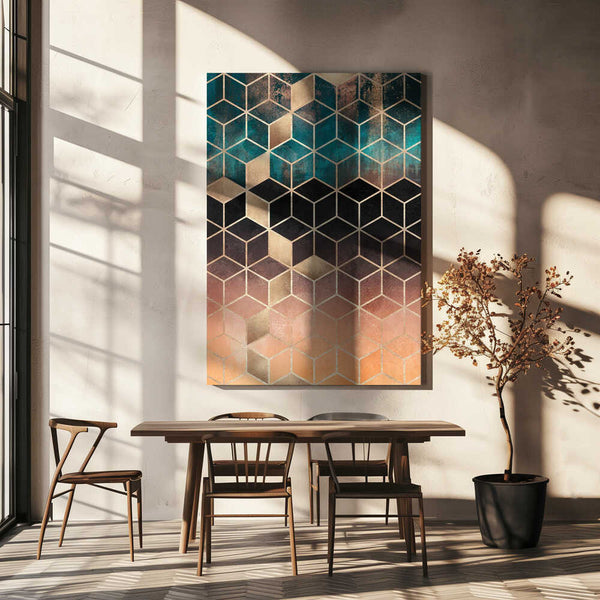 Tablou canvas „Ombre Dream Cubes” de Elisabeth Fredriksson
