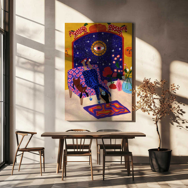 Tablou canvas „Day off from office” de Jota de jai