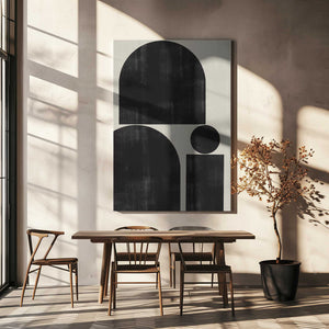 Tablou canvas „Geometric Silence” de THE MIUUS STUDIO