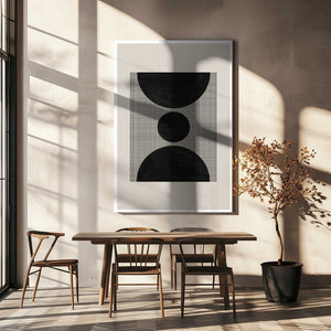 Tablou canvas „Geometric Echoes” de THE MIUUS STUDIO