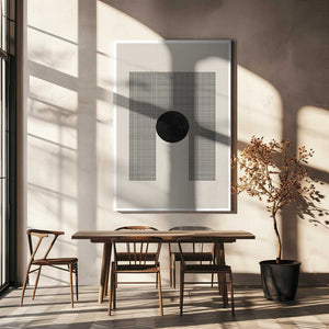 Tablou canvas „Geometric Eclipse” de THE MIUUS STUDIO