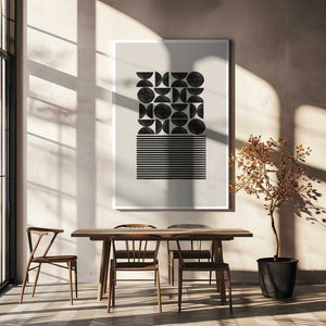 Tablou canvas „Geometric Balance” de THE MIUUS STUDIO