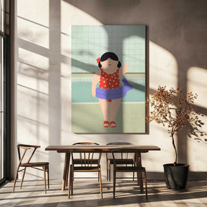 Tablou canvas „Swimming Lessons” de Jota de jai