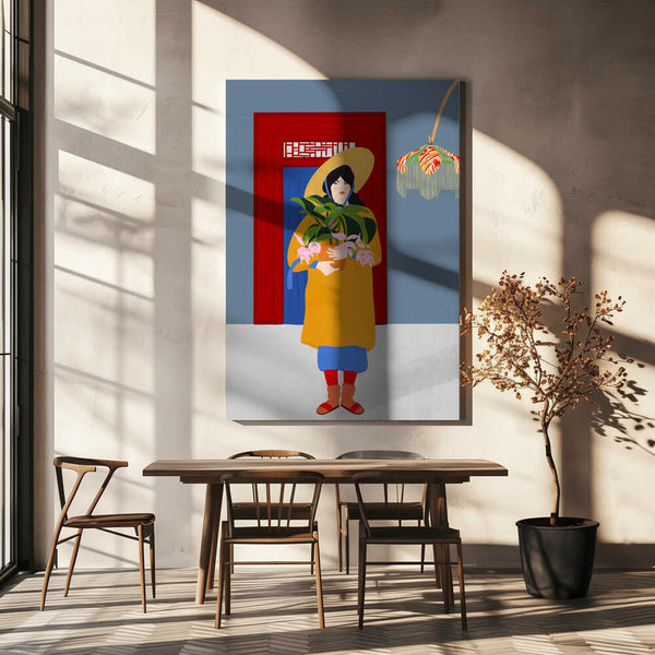 Tablou canvas „Las flores” de Jota de jai