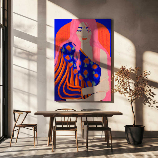 Tablou canvas „Vibrant Serenity” de Treechild