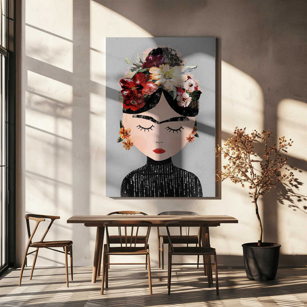 Tablou canvas „Floral Serenity” de Treechild