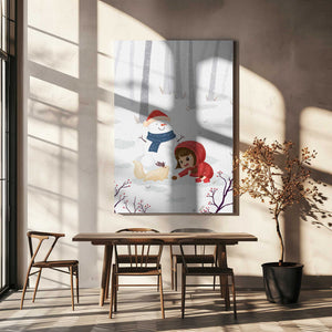 Tablou canvas „Joyful Winter” de Xuan Thai
