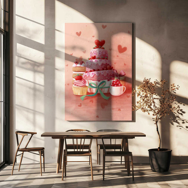 Tablou canvas „Pink Cake” de Xuan Thai