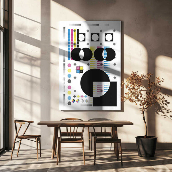 Tablou canvas „CMYK” de SERGIO ORTIZ