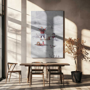 Tablou canvas „Winter Girl” de Xuan Thai