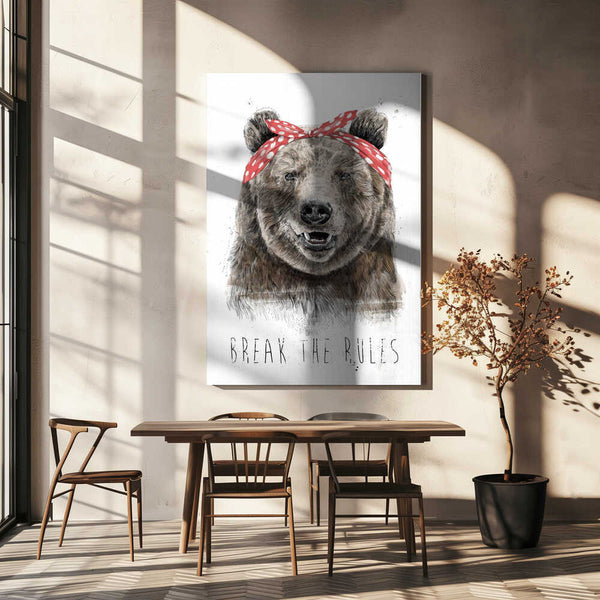 Tablou canvas „Break the rules” de Balazs Solti