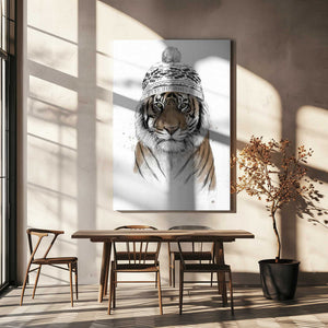 Tablou canvas „Siberian tiger” de Balazs Solti