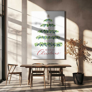 Tablou canvas „Christmas tree of wishes” de Rosana Laiz Blursbyai